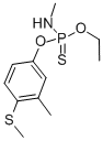 メチルアミドチオりん酸O-エチルO-(3-メチル-4-メチルチオフェニル) 化学構造式