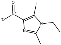 1-ETHYL-5-IODO-2-METHYL-4-NITRO-1H-IMIDAZOLE Struktur