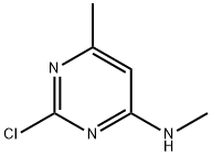 2-CHLORO-N,6-DIMETHYL-4-PYRIMIDINAMINE Struktur