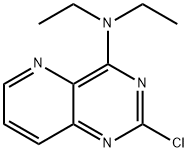 2-氯-4-(二乙基氨基)吡啶并[3,2-D]嘧啶, 35691-12-4, 结构式