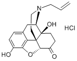 Naloxone hydrochloride Structure