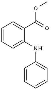 2-Anilinobenzoic acid methyl ester Structure