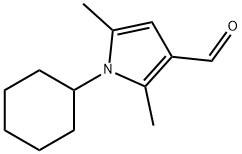 1-CYCLOHEXYL-2,5-DIMETHYL-1H-PYRROLE-3-CARBALDEHYDE Struktur