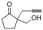 Cyclopentanone, 2-(hydroxymethyl)-2-(2-propynyl)- (9CI) Structure