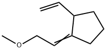 Cyclopentane, 1-ethenyl-2-(2-methoxyethylidene)- (9CI) 化学構造式