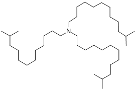 N,N-ジイソトリデシルイソトリデカンアミン 化学構造式
