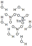 thulium(+3) cation trinitrate hexahydrate 结构式