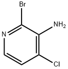 2-Bromo-4-chloropyridin-3-amine 化学構造式