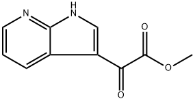 7-氮杂吲哚-3-乙醛酸甲酯 结构式