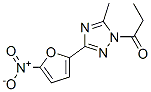 1-[5-Methyl-3-(5-nitro-2-furanyl)-1H-1,2,4-triazol-1-yl]-1-propanone Structure