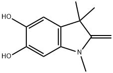1H-Indole-5,6-diol, 2,3-dihydro-1,3,3-trimethyl-2-methylene- (9CI),357397-42-3,结构式