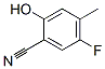 Benzonitrile, 5-fluoro-2-hydroxy-4-methyl- (9CI) Struktur