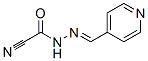 Acetonitrile,  oxo[(4-pyridinylmethylene)hydrazino]-  (9CI) Structure