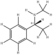 (R)-(+)-N-メチル-1-フェニルエチルアミン-d13 化学構造式