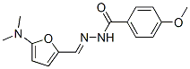 Benzoic  acid,  4-methoxy-,  [[5-(dimethylamino)-2-furanyl]methylene]hydrazide  (9CI) Struktur