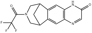 Hydroxy Varenicline N-Trifluoroacetate 化学構造式