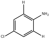 4‐クロロアニリン‐2,6‐D2 化学構造式