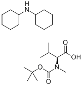 N-叔丁氧羰基-N-甲基-L-缬氨酸二环己基铵盐,35761-42-3,结构式