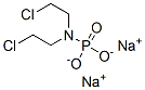 N,N-Bis(2-chloroethyl)amidophosphoric acid disodium salt Structure