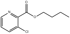 n-Butyl 3-chloropyridine-2-carboxylate Struktur