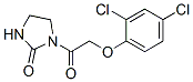 1-[2-(2,4-dichlorophenoxy)acetyl]imidazolidin-2-one Structure