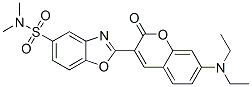 5-Benzoxazolesulfonamide, 2-7-(diethylamino)-2-oxo-2H-1-benzopyran-3-yl-N,N-dimethyl-|