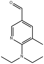 6-(二乙氨基)-5-甲基烟醛,35774-66-4,结构式