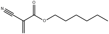 hexyl 2-cyanoacrylate 结构式