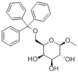 METHYL-6-O-TRIPHENYLMETHYL-BETA-D-GALACTOPYRANOSIDE 结构式
