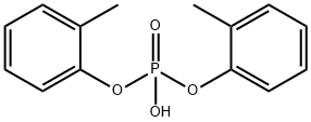 Bis(2-methylphenoxy)phosphinic acid, 35787-74-7, 结构式
