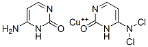 dichlorobis(cytosine)copper(II) Structure