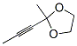 1,3-Dioxolane, 2-methyl-2-(1-propynyl)- (9CI) Struktur