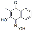 2-Hydroxy-3-methyl-1,4-naphthoquinone 1-oxime 结构式