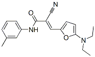 2-Propenamide,  2-cyano-3-[5-(diethylamino)-2-furanyl]-N-(3-methylphenyl)-|