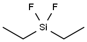 ジエチルジフルオロシラン 化学構造式
