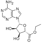 ethyl adenosine-5'-carboxylate Struktur