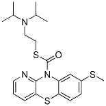 8-(Methylthio)-10H-pyrido[3,2-b][1,4]benzothiazine-10-carbothioic acid S-[2-[bis(1-methylethyl)amino]ethyl] ester Struktur