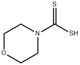 4-morpholinedithiocarbamate,3581-30-4,结构式