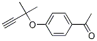 1-(4-(2-Methylbut-3-yn-2-yloxy)phenyl)ethanone Struktur