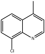 Quinoline, 8-chloro-4-Methyl- 结构式