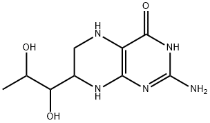 7-(1,2-dihydroxypropyl)-5,6,7,8-tetrahydrobiopterin,35818-62-3,结构式