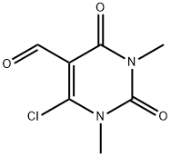 6-氯-1,3-二甲基-2,4-二氧-1,2,3,4-四氢嘧啶-5-甲醛,35824-85-2,结构式