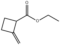Cyclobutanecarboxylic acid, 2-methylene-, ethyl ester (9CI) 化学構造式