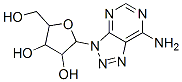 2-(5-amino-2,4,7,8,9-pentazabicyclo[4.3.0]nona-1,3,5,7-tetraen-9-yl)-5 -(hydroxymethyl)oxolane-3,4-diol 结构式