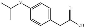 [4-(isopropylsulfanyl)phenyl]acetic acid Structure