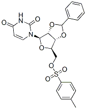 2'-O,3'-O-Benzylideneuridine 5'-(4-methylbenzene-1-sulfonate) Structure