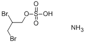 ammonium 2,3-dibromopropyl sulphate,35839-50-0,结构式