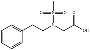 2-(N-phenethylMethylsulfonaMido)acetic acid|N-(甲基磺酰基)-N-苯乙基甘氨酸