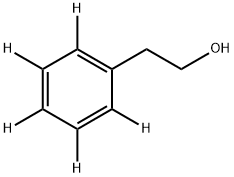 苯乙醇-D5,35845-63-7,结构式