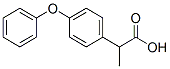 2-(4-Phenoxyphenyl)propionic acid,3585-53-3,结构式